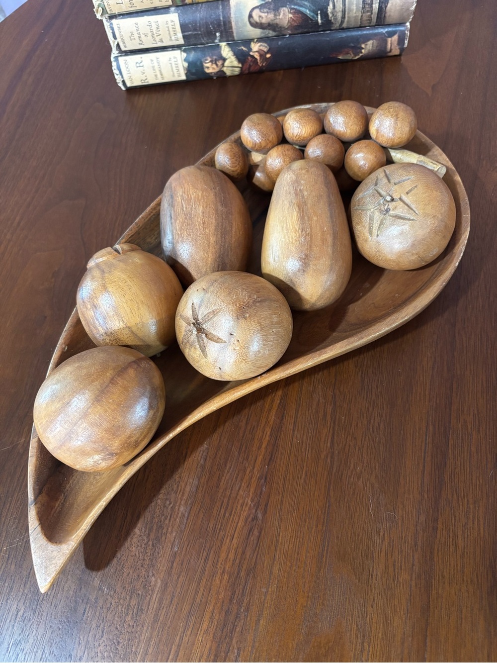 Monkey Pod wood fruit bowl